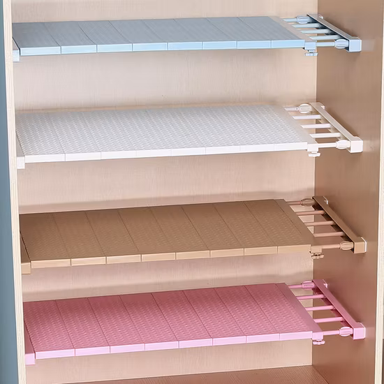 3-Tier Expendable Organizer Storage Cabinet Holder Shelf