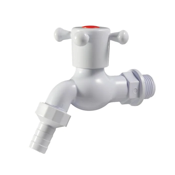 2021 Single Handle Bibcock Plastic PVC Water Faucet Kitchen Tap Bathroom Bibcock