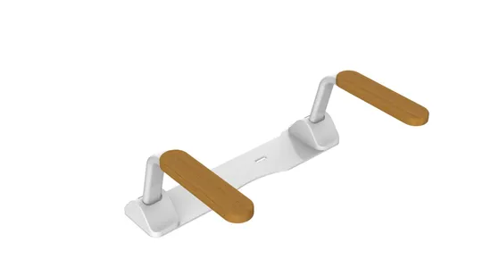 Heinsy Easy Installation Foldable Heavy Duty Armrest Toilet Safety Handrail Rails for Elderly Senior Handicap and Pregnant