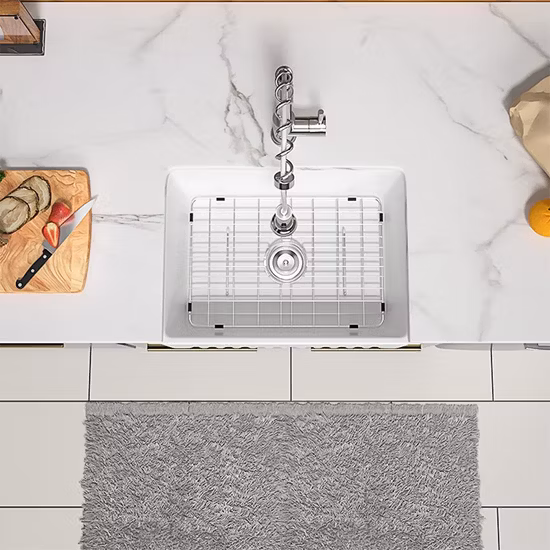 Bl2318c Chaozhou Factory 24 Inch Ceramic Porcelain Fireclay Farmhouse Kitchen Sink