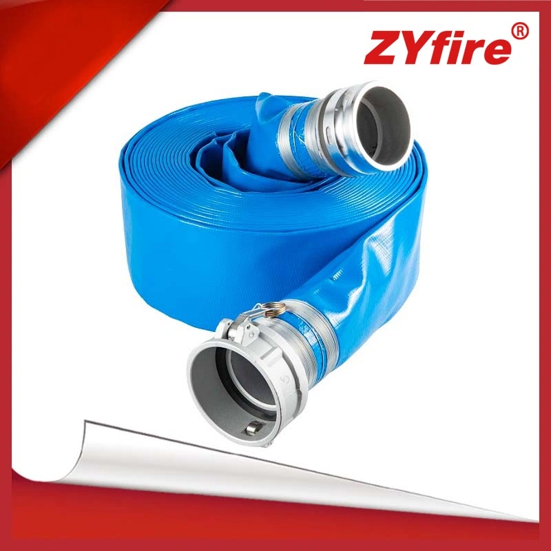 Zyfire 4/5/6/8/10 Inch PVC Flexible Shower Lay Flat Farm Irrigation Water Pump Drain Duct Hose