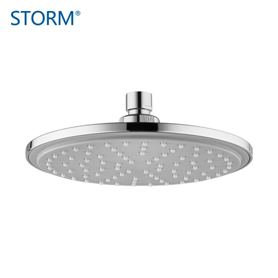 8 Inch ABS High Quality Bathroom Round Rainfall Shower Head with Adjustable Swivel Ball Joint