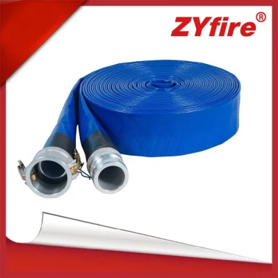 Zyfire 4/5/6/8/10 Inch PVC Flexible Shower Lay Flat Farm Irrigation Water Pump Drain Duct Hose