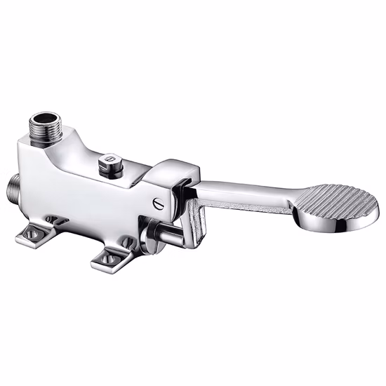 Brass Foot Operated Valve Hospital Use Pedal Faucet